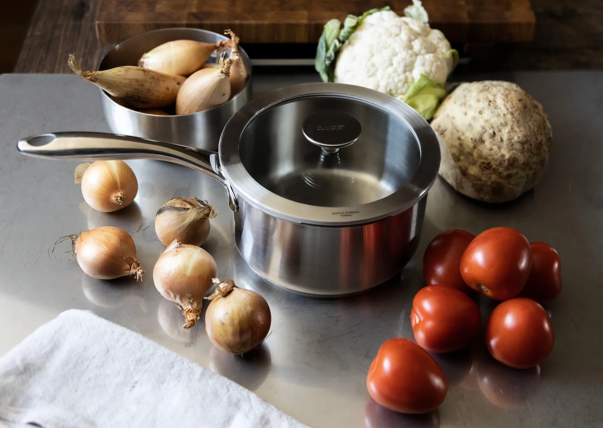 Culimat steelpan roestvrij staal, 1 L Culimat