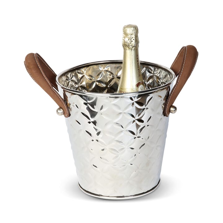 French Fleur wijnkoeler met leren handvat, Roestvrij staal Culinary Concepts
