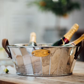 Heritage champagnekoeler met leren handvat - 30 cm - Culinary Concepts
