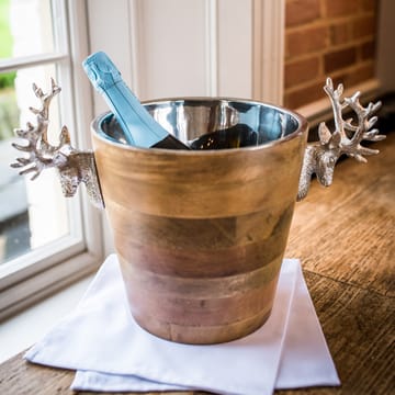 Huntsman wijnkoeler hert mangohout - 20 cm - Culinary Concepts