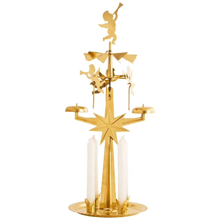 Swedish Angel klokkenspel - Goud, 28 cm - Dala Industrier