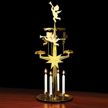 Swedish Angel klokkenspel - goud - Dala Industrier