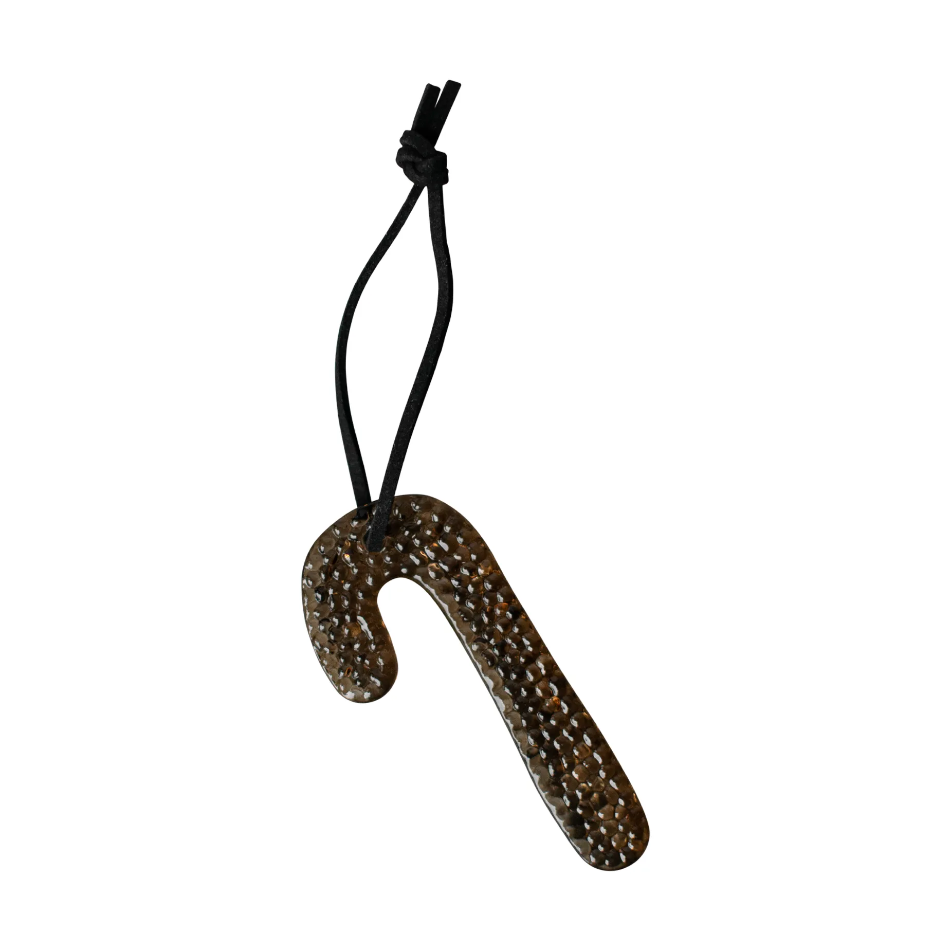 Airy hanging candy cane decoratiehanger, Brown DBKD