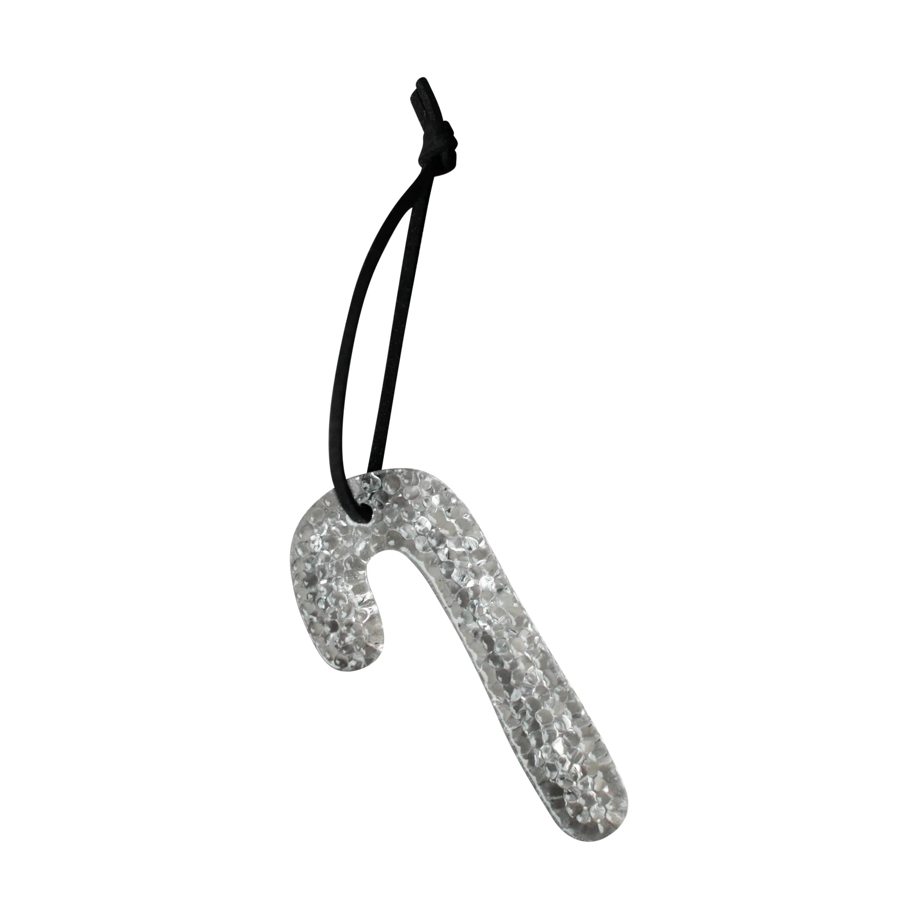 Airy hanging candy cane decoratiehanger, Clear DBKD