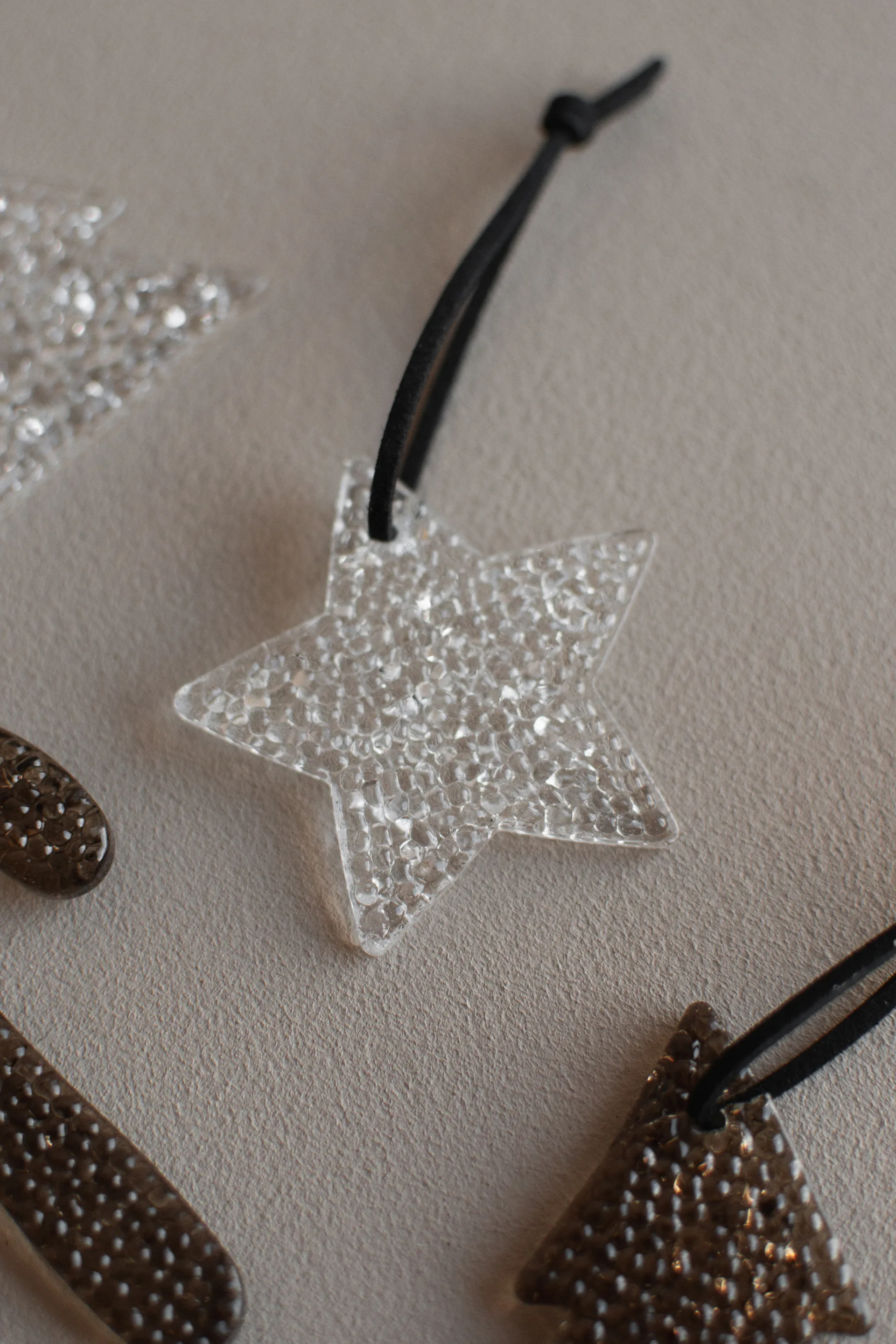 Airy hanging star decoratiehanger, Clear DBKD