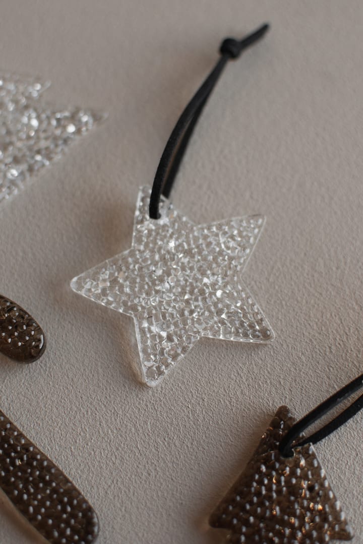 Airy hanging star decoratiehanger, Clear DBKD