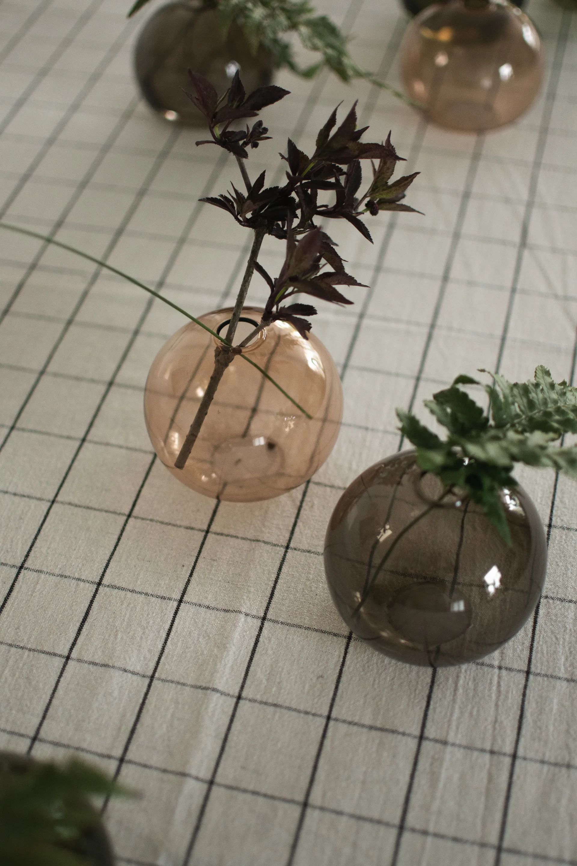 Ball vaas Ø10 cm, Beige DBKD