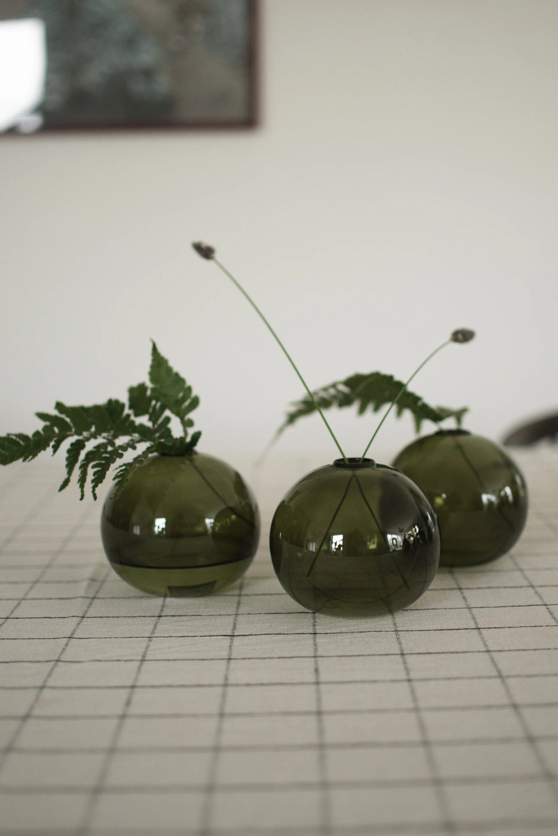 Ball vaas Ø10 cm, Groen DBKD