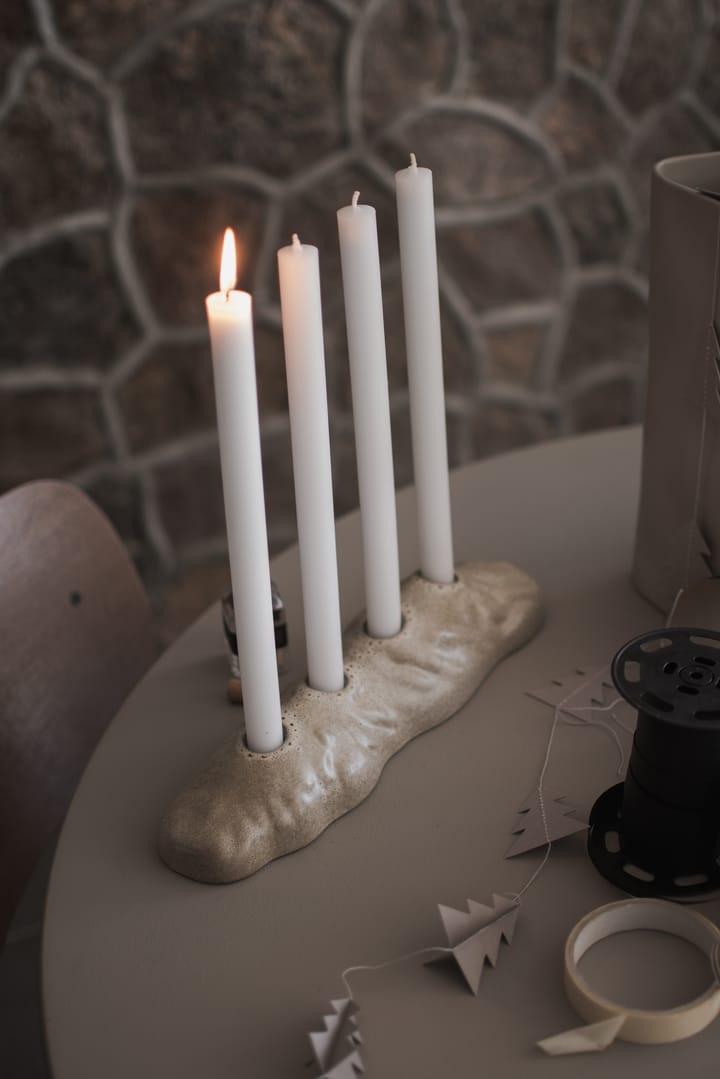 Base adventskandelaar, Beige DBKD