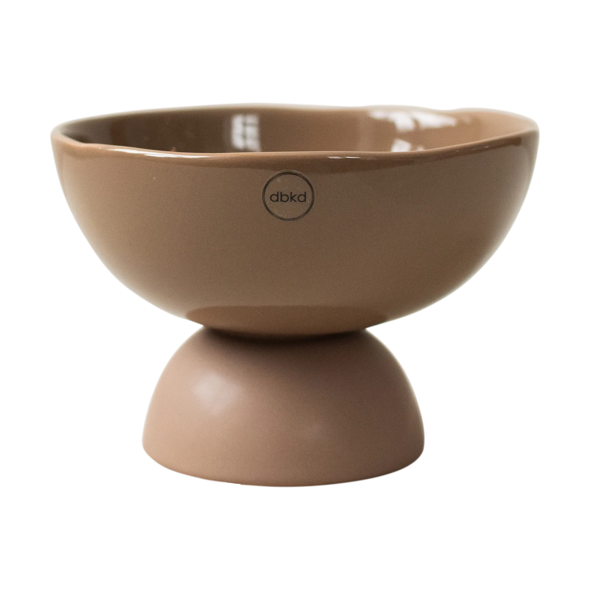 Base Dome schaal Ø20 cm, Nougat DBKD