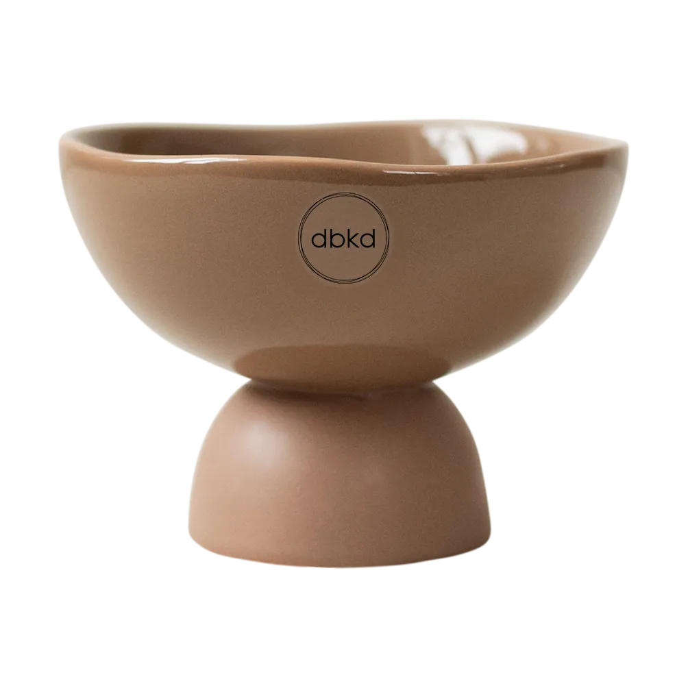 Base Dome schaal S Ø12 cm, Nougat DBKD