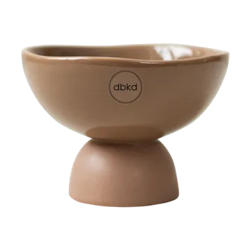 Base Dome schaal S Ø12 cm - Nougat - DBKD