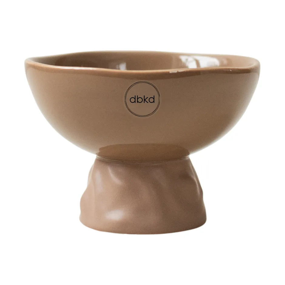 Base Irregular pot S Ø12 cm, Nougat DBKD