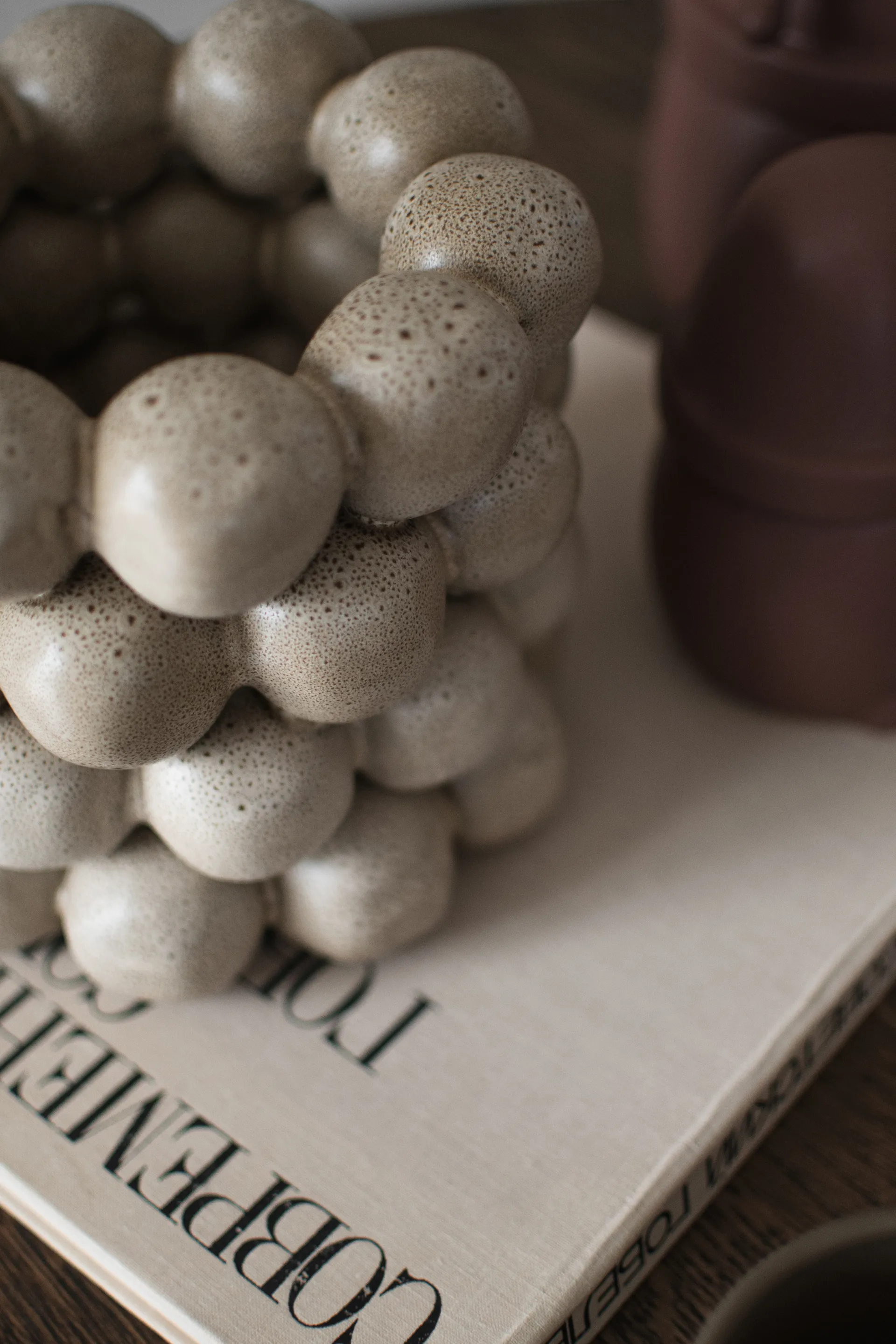 Bright kaarsenhouder Ø17 cm, Beige DBKD