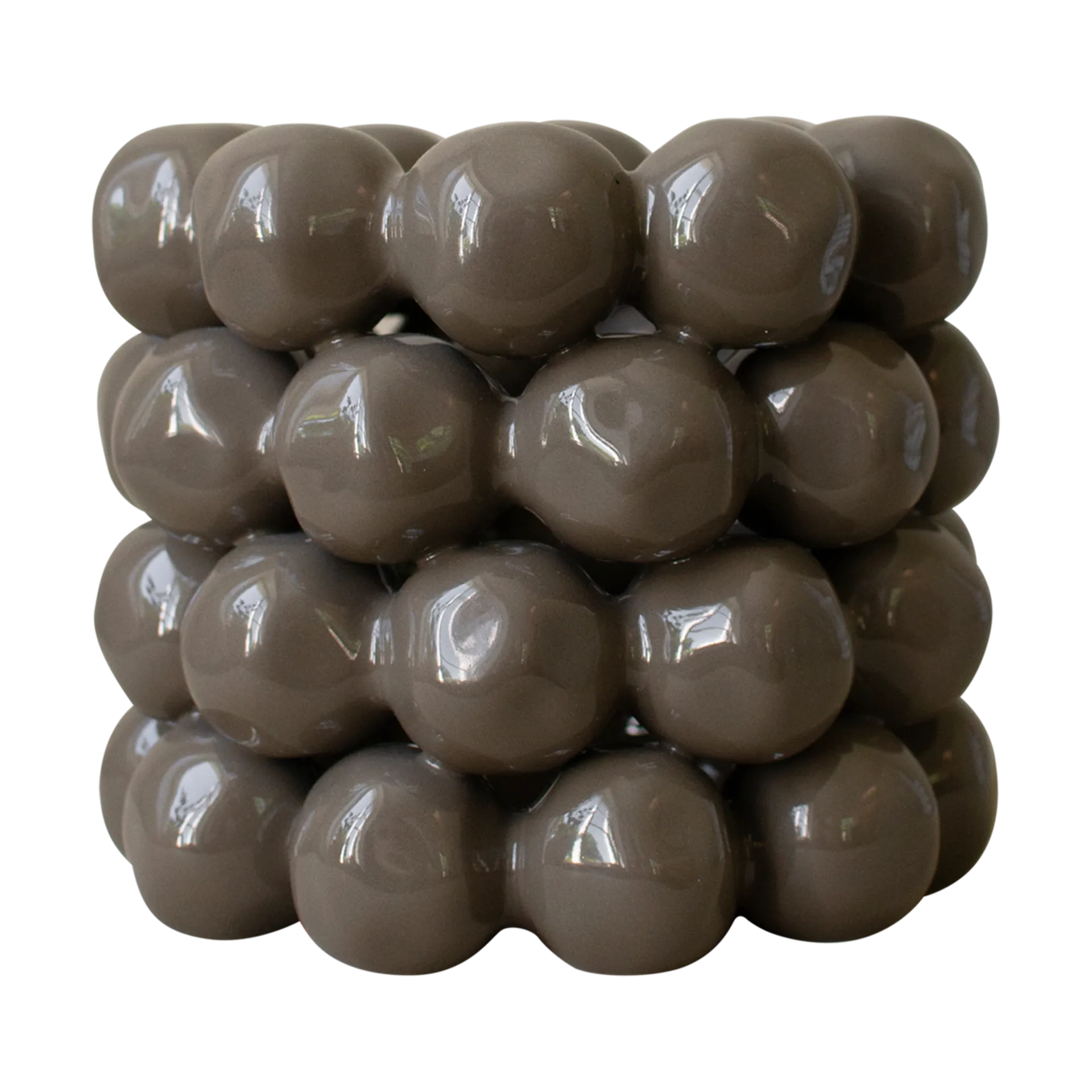 Bright kaarsenhouder Ø17 cm, Shiny dust DBKD