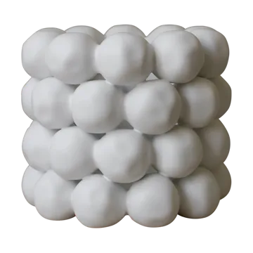 Bright kaarsenhouder Ø17 cm - White - DBKD