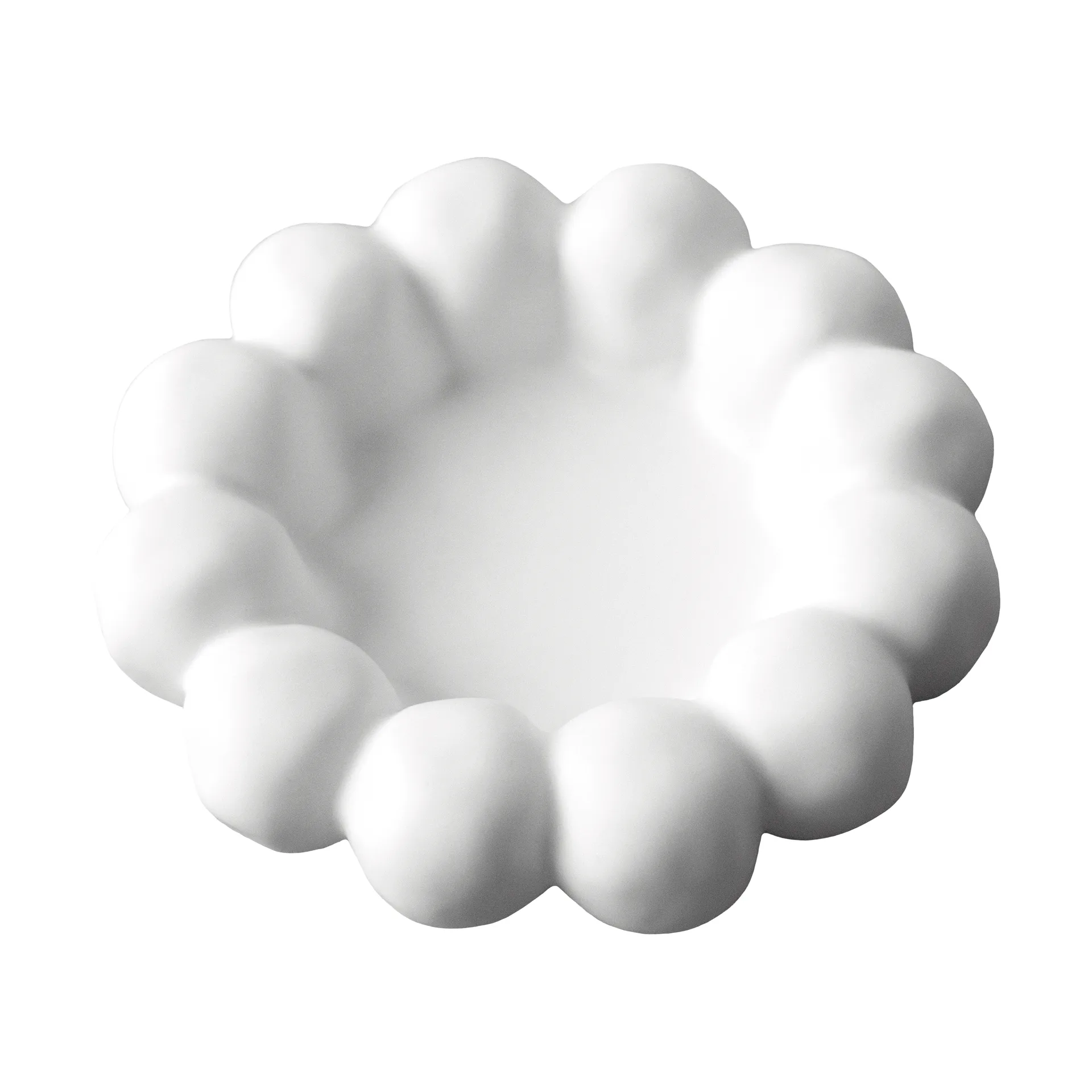 Bright kaarsenhouder Ø17 cm, White DBKD
