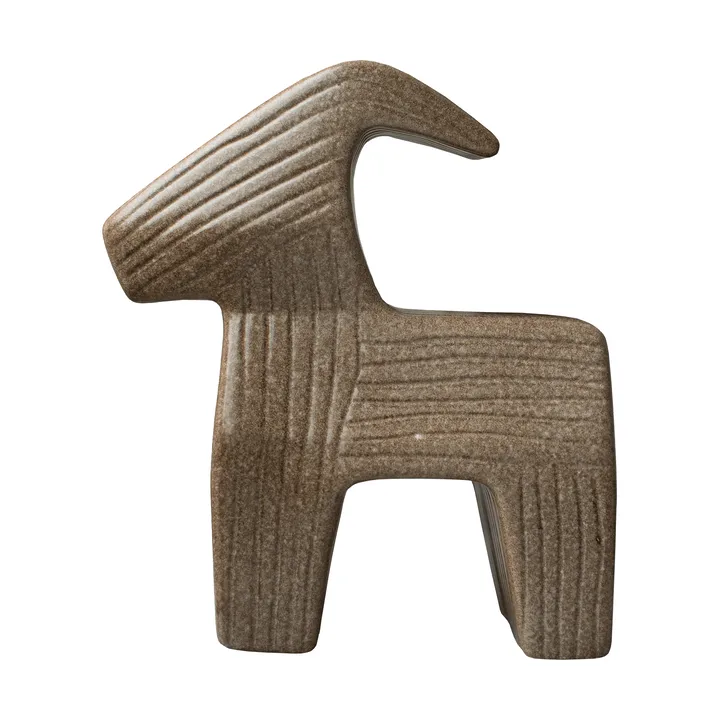 Bruse kerstbok - Beige, groot 20 cm - DBKD