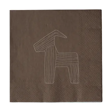 Bruse papieren servet 33x33 cm 20-pack - Brown - DBKD