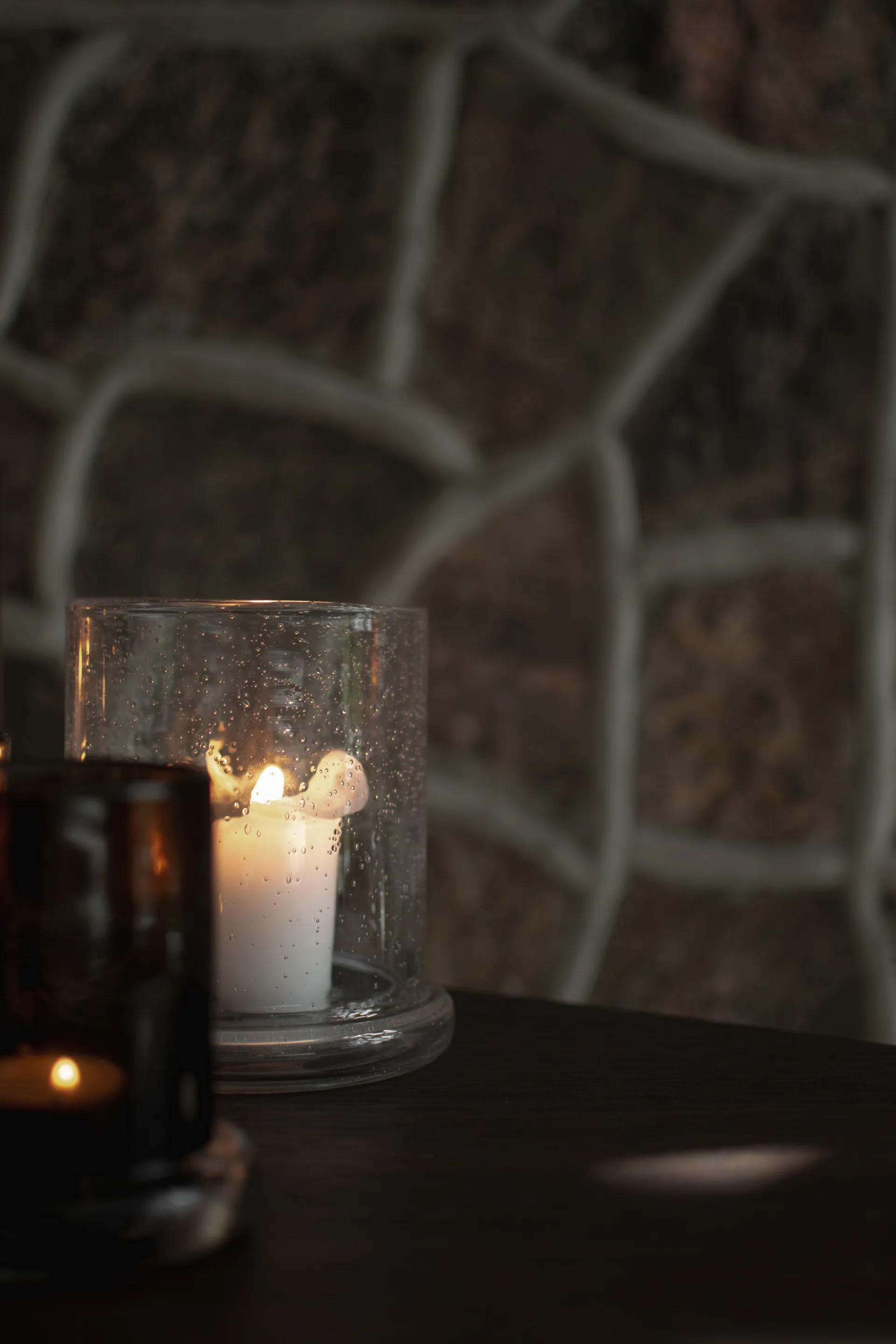 Bubble kaarsenhouder Ø14 cm, Clear DBKD