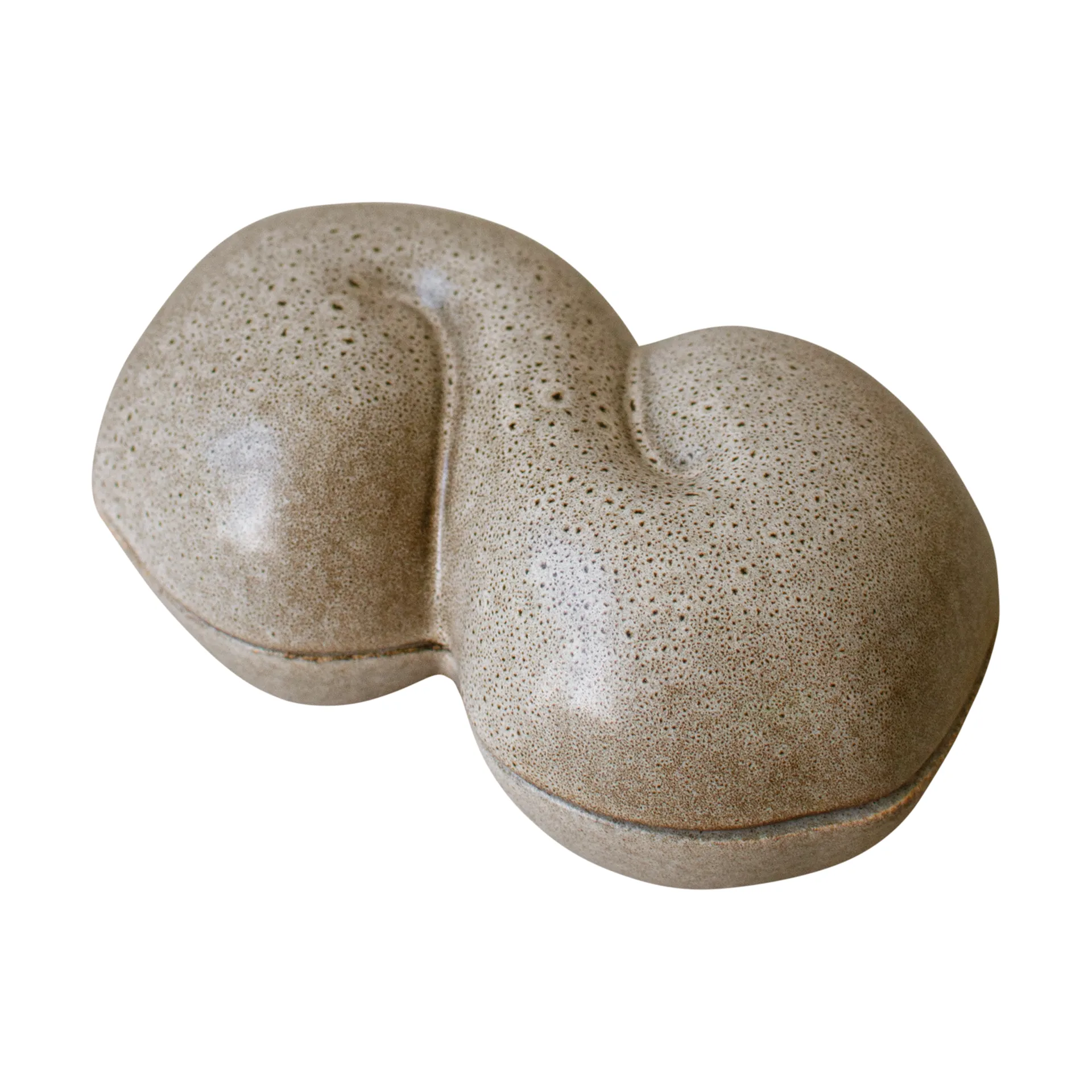 Bun kom met deksel 11x18 cm, Beige DBKD