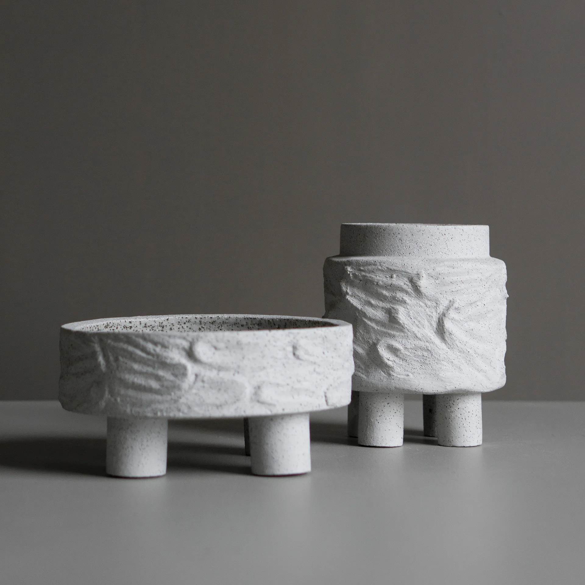 Clay pot Ø18 cm, Zand DBKD