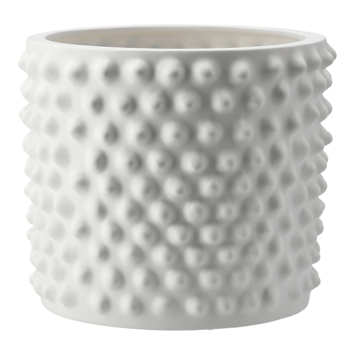DBKD Cloudy bloempot mat wit middel | Scandinavisch Interieur | Bloempotten | Wit