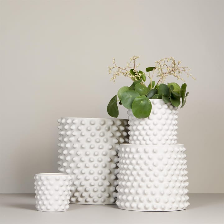 Cloudy bloempot mat wit, mini DBKD