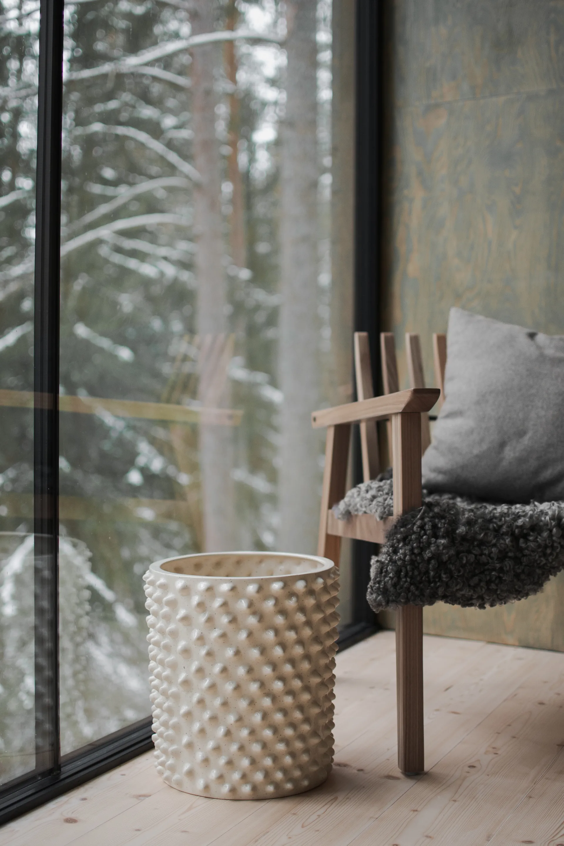 Cloudy bloempot vanilla, Large Ø33 cm DBKD