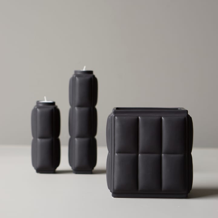 Coxa theelichthouder 27 cm, Black DBKD