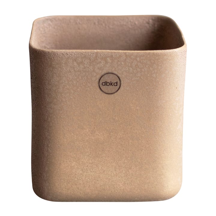 Cube pot small Ø13 cm - Sand - DBKD