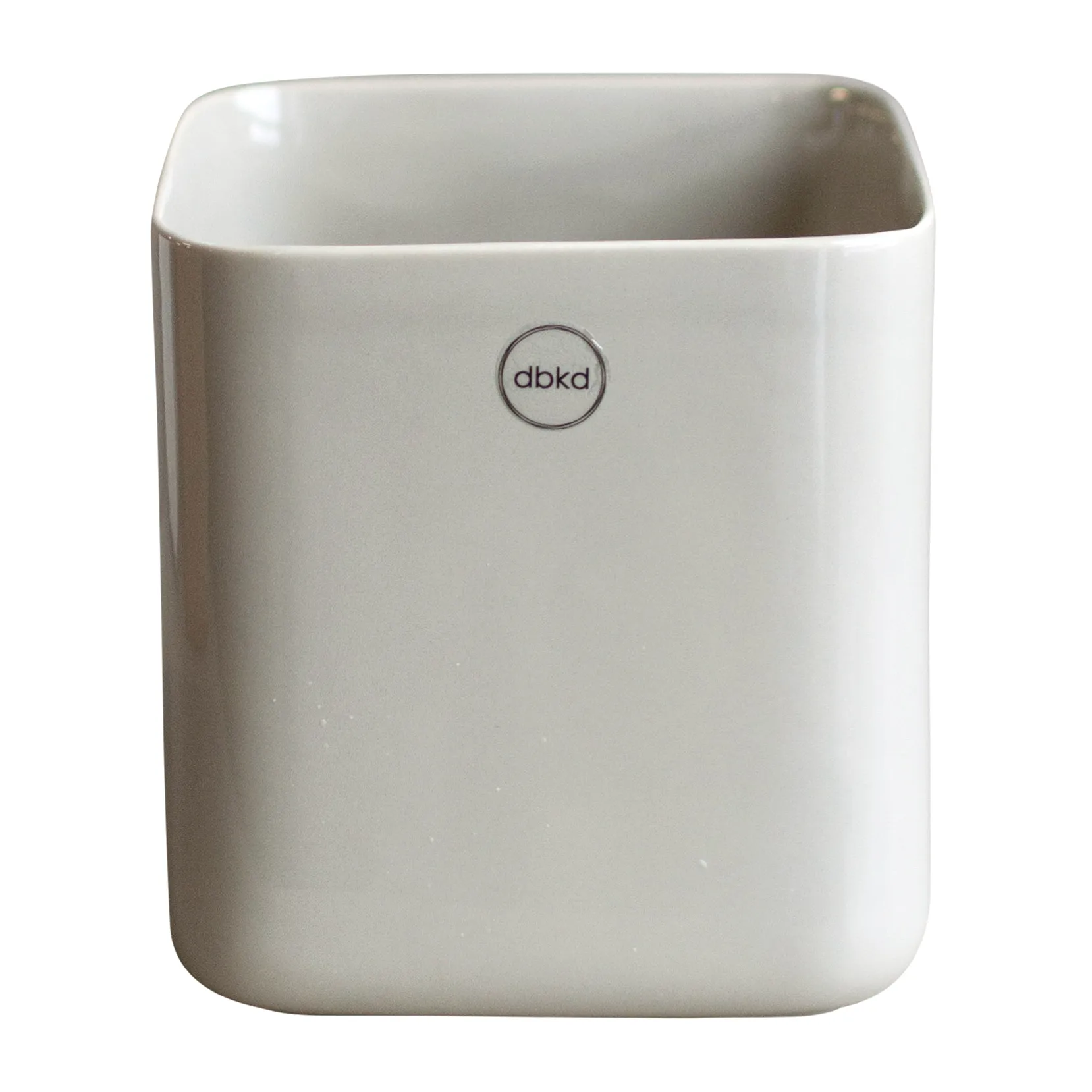 Cube pot small Ø13 cm, Shiny mole DBKD