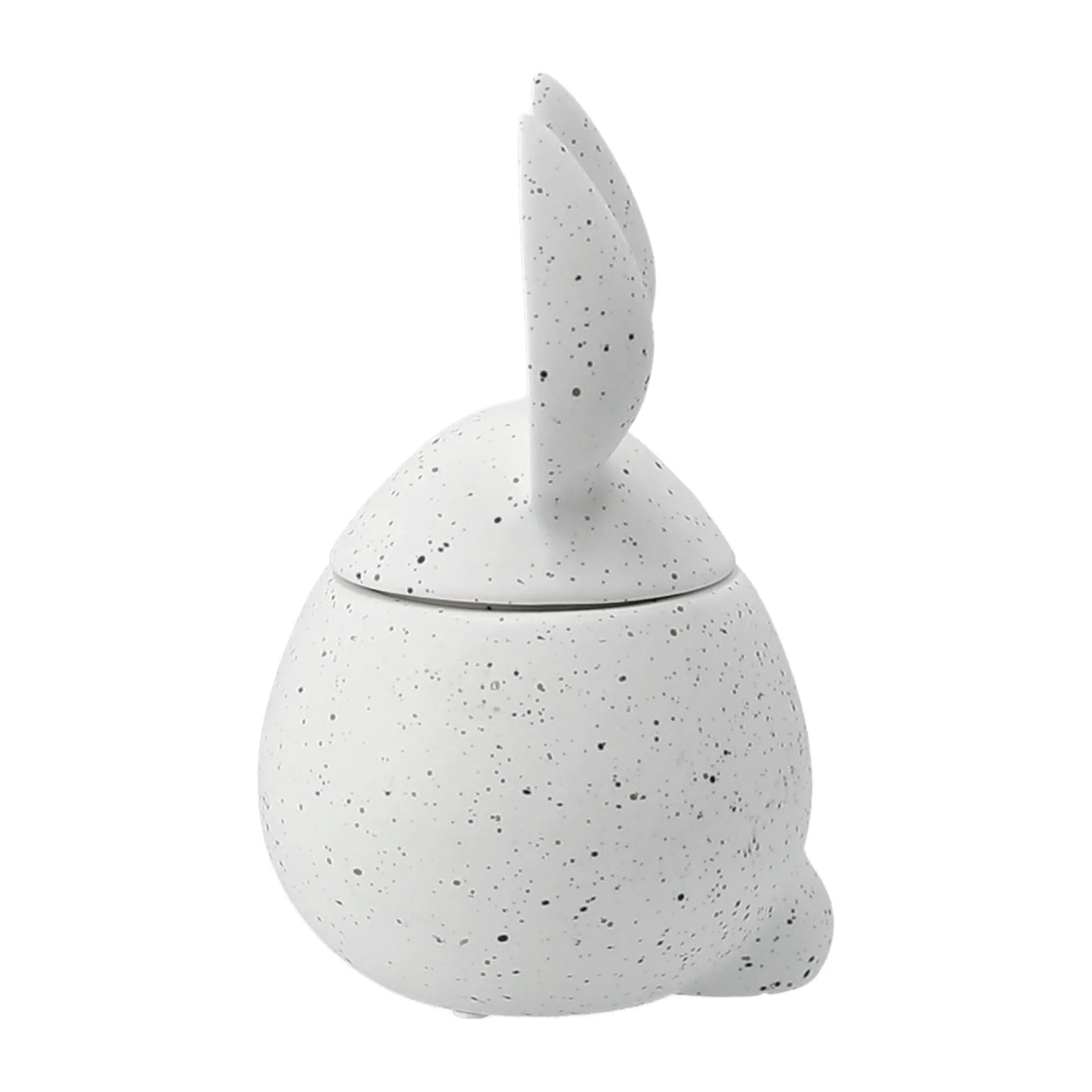 DBKD Eating rabbit kom klein, White dot DBKD