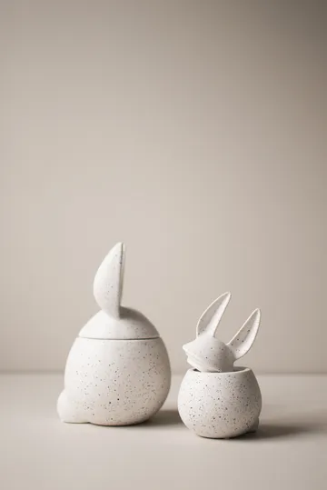 DBKD Eating rabbit kom klein - White dot - DBKD