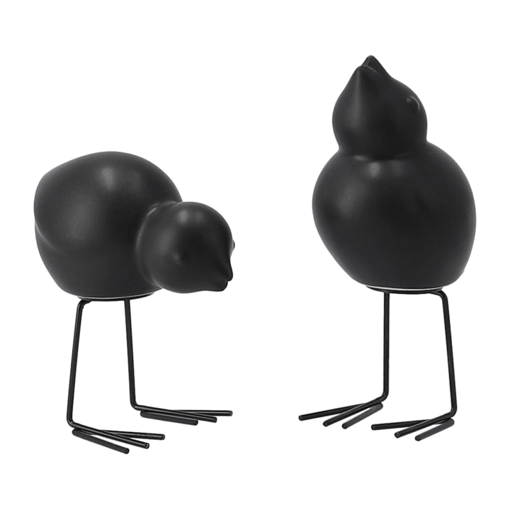 DBKD Swedish Birds paasdecoratie 2-pack - Black - DBKD