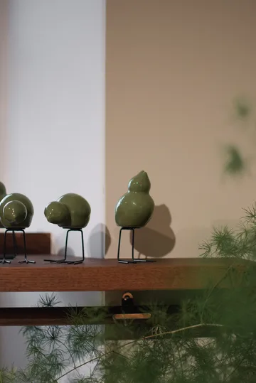 DBKD Swedish Birds paasdecoratie 2-pack - Shiny green - DBKD