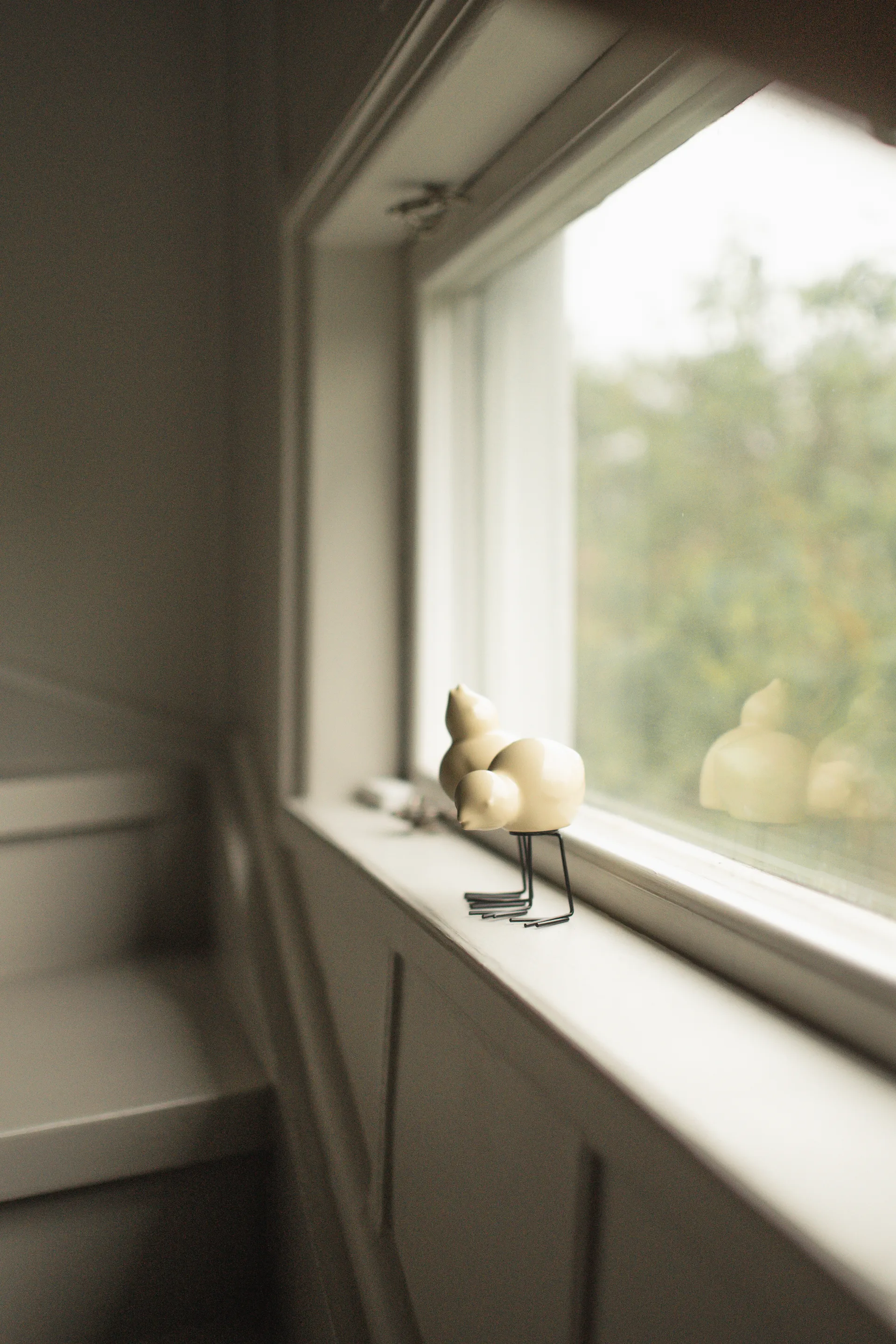 DBKD Swedish Birds paasdecoratie 2-pack, Shiny yellow DBKD