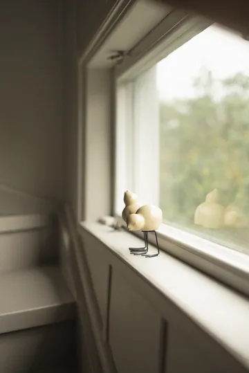 DBKD Swedish Birds paasdecoratie 2-pack - Shiny yellow - DBKD