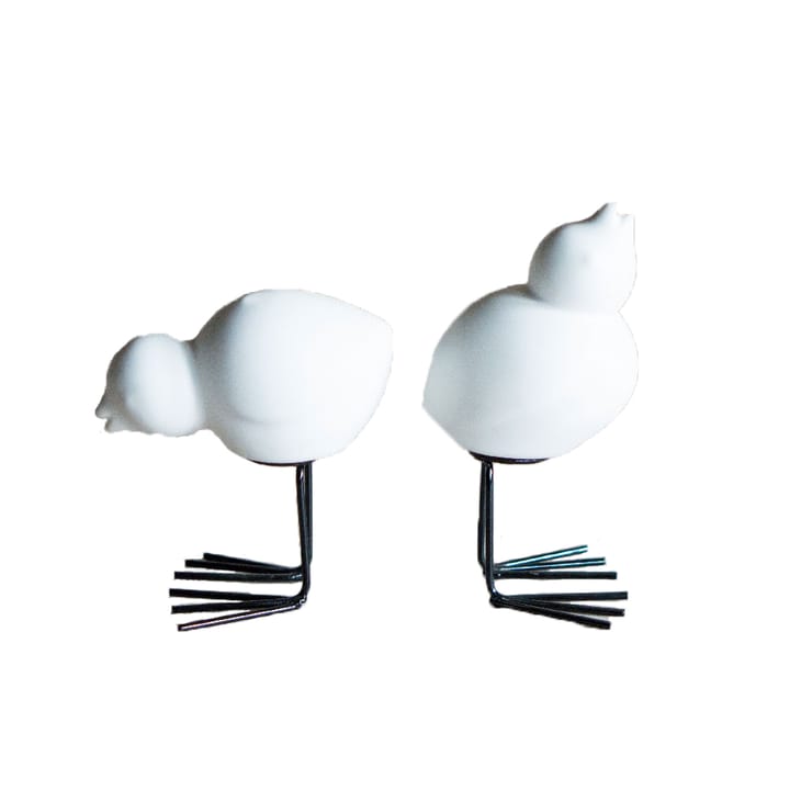 DBKD Swedish Birds paasdecoratie 2-pack - White - DBKD