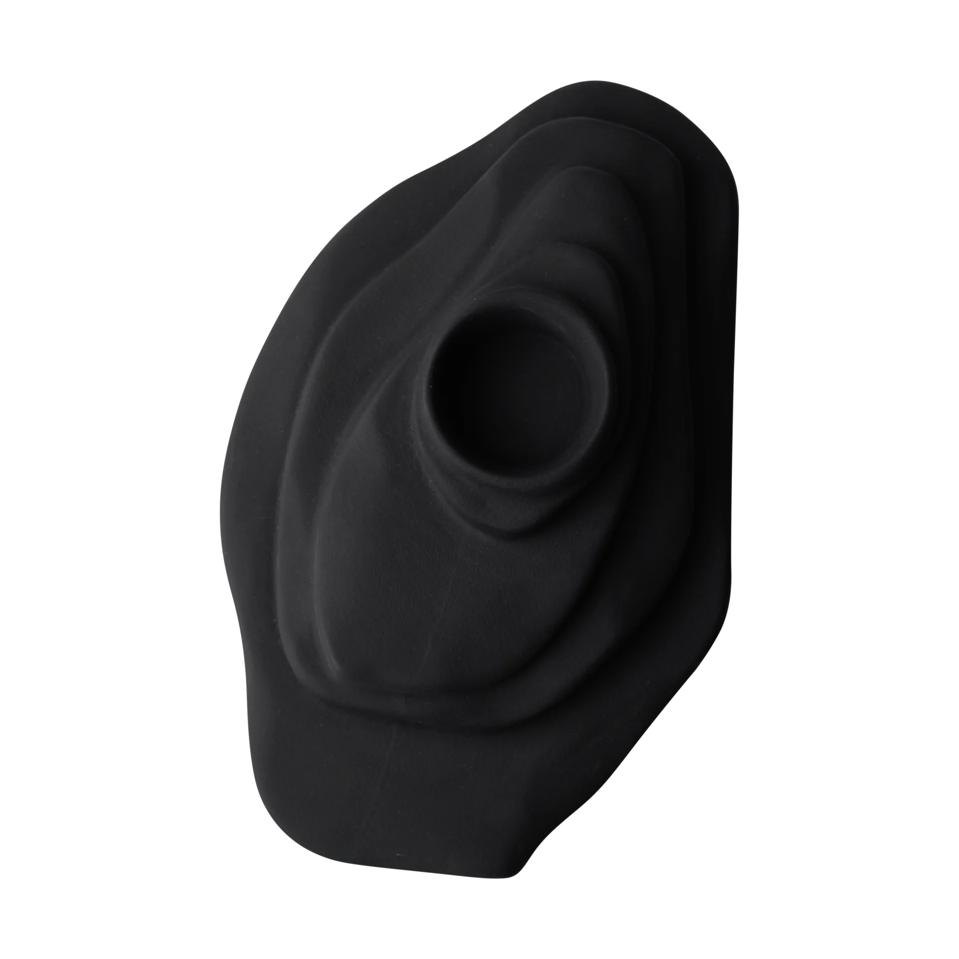 Dune theelichthouder, Sandy black DBKD