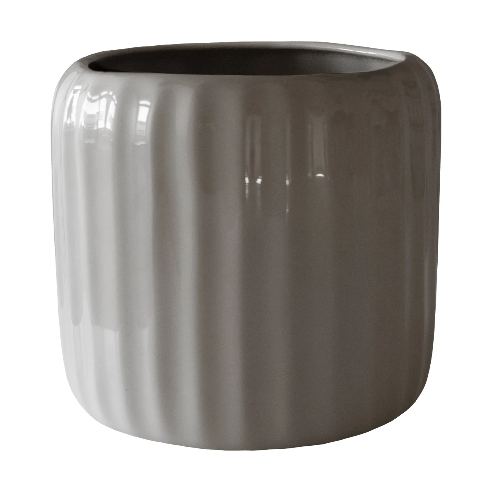 Ease bloempot, Glanzend mole, Ø20x18 cm DBKD