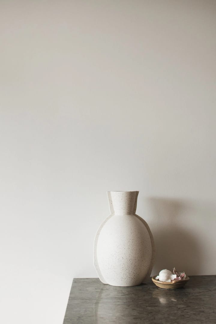 Edge vaas H30 cm, Creme dot DBKD