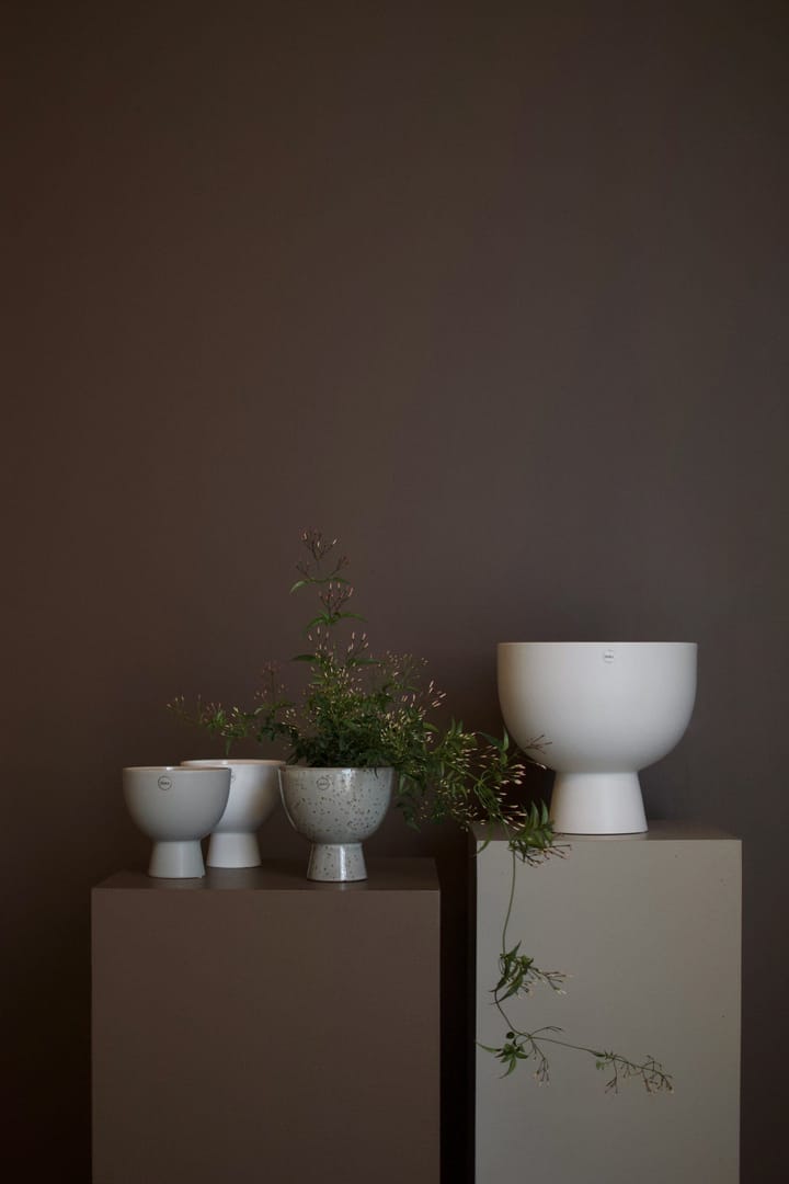 Figure pot large Ø30 cm, Wit DBKD