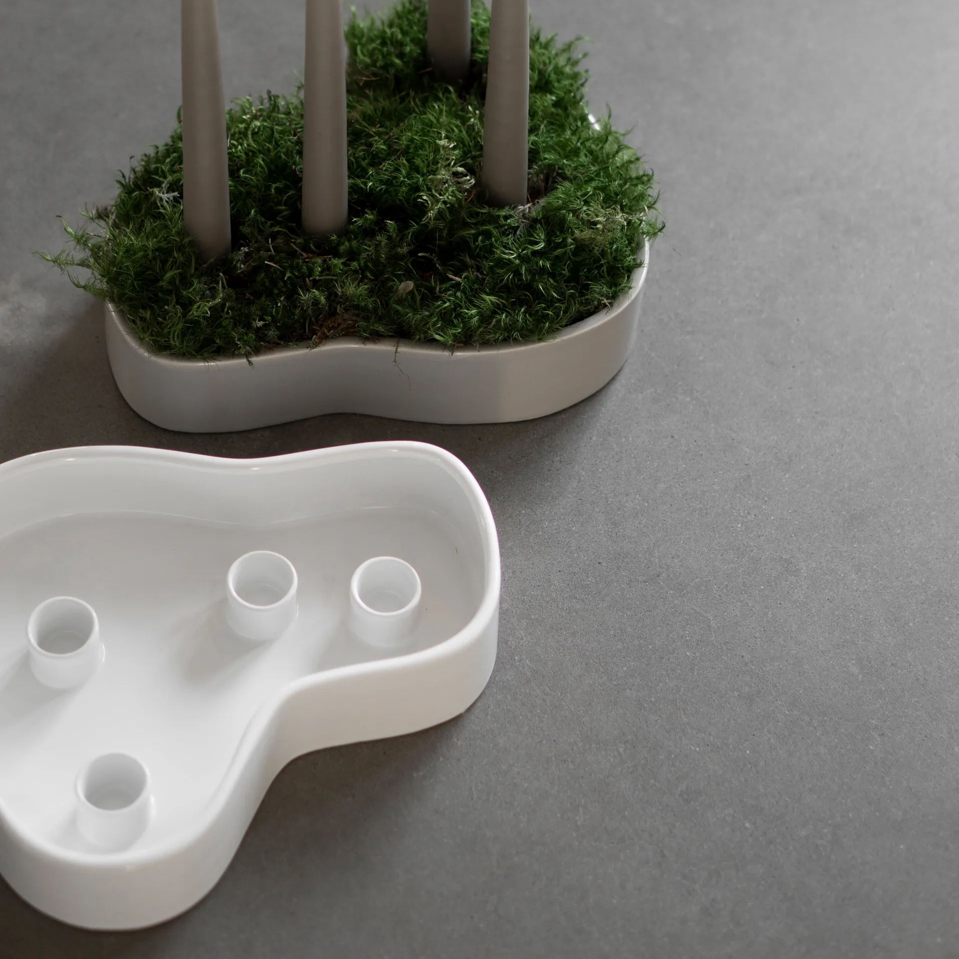 Fill me up adventskandelaar, Shiny white DBKD