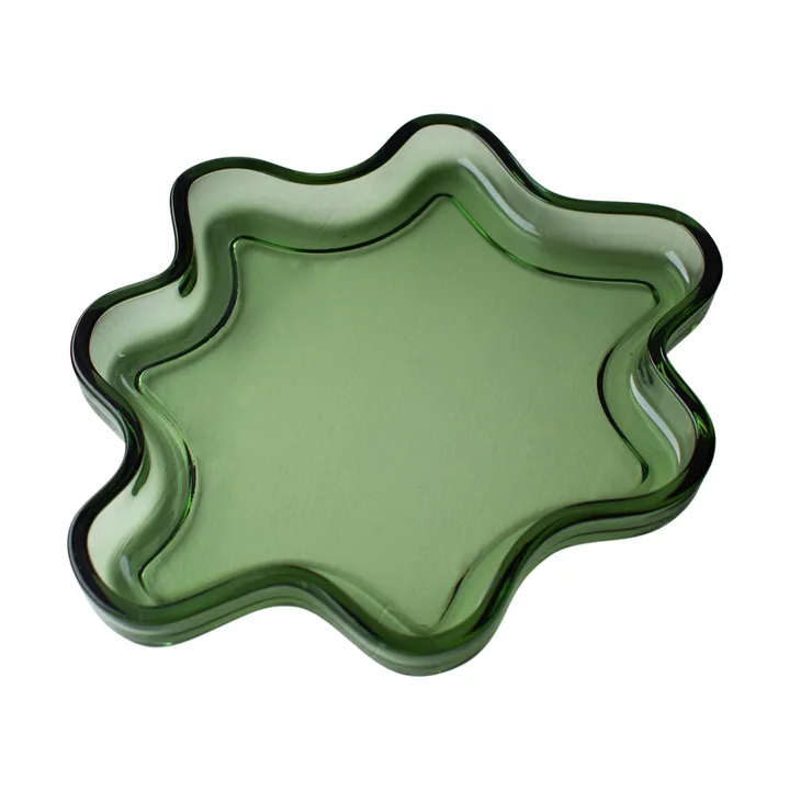 Filter decoratieschaal - Green, Ø22x2 cm - DBKD