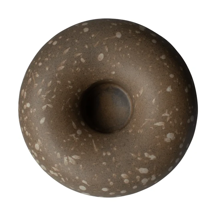 Float waxinelichthouder - Brown dot - DBKD
