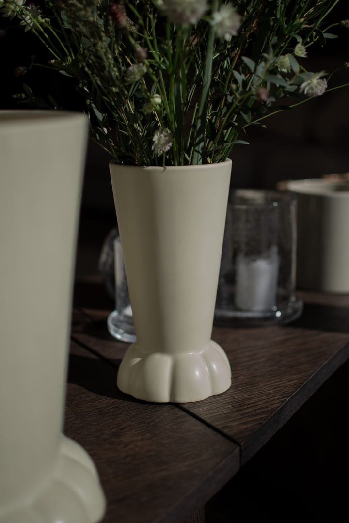 Flora vaas 22 cm, Creme DBKD