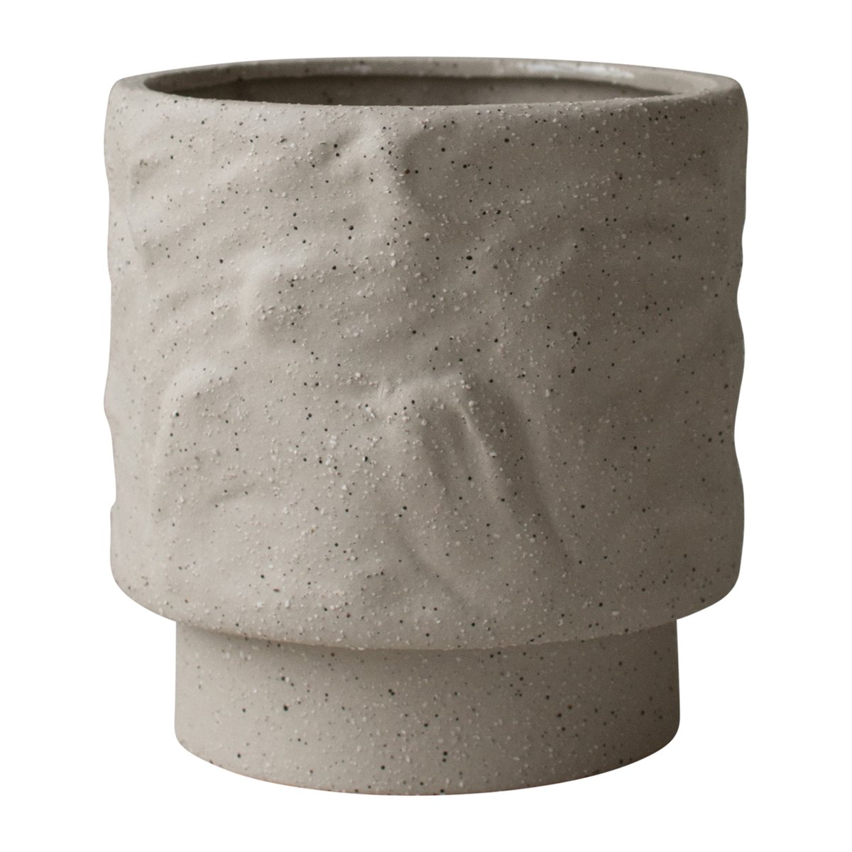 DBKD Flow bloempot o15 cm Zand | Scandinavisch Interieur | Bloempotten | Beige