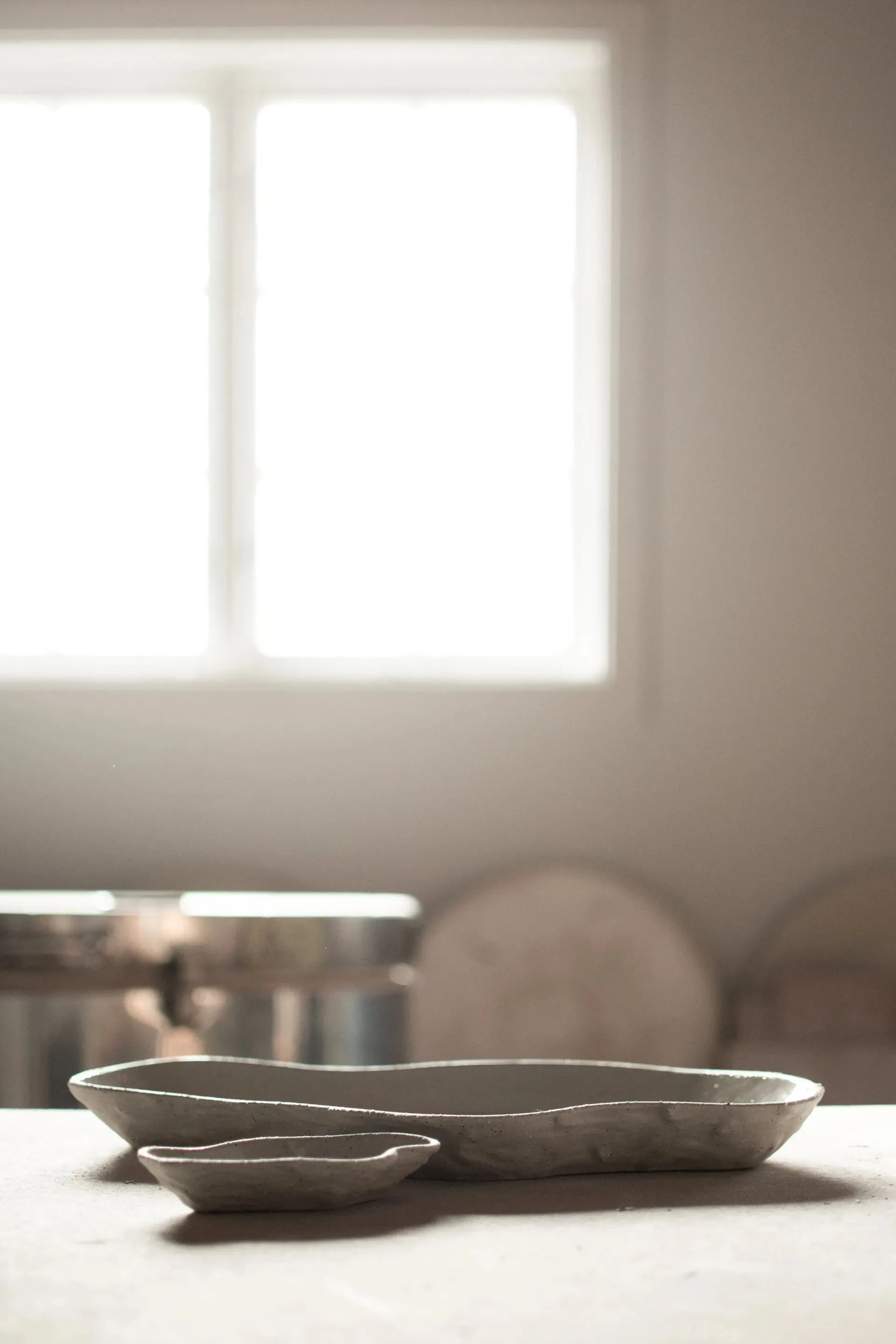 Flow schotel small 9x14 cm, Zand DBKD