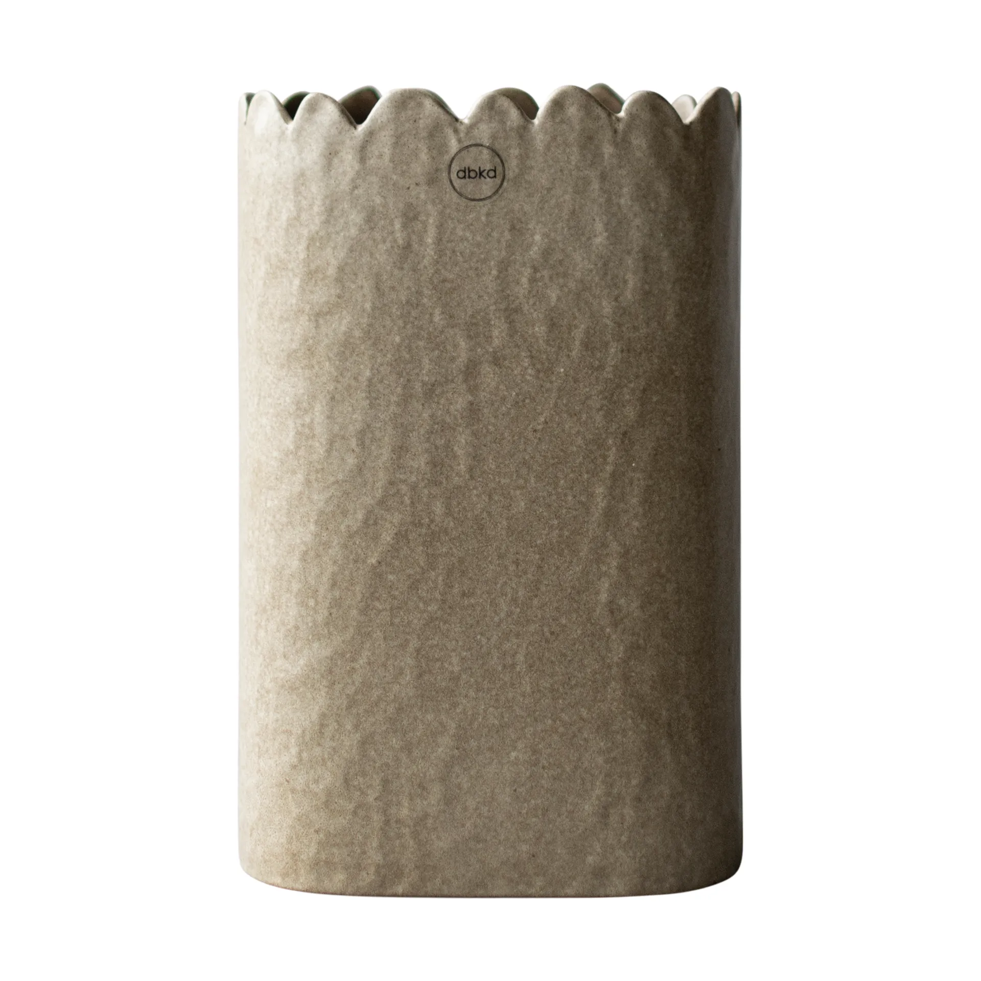 Flowery vaas 20 cm, Beige DBKD